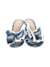 Gianni Bini Checkered-gingham Blue Heels Size 8 - photo 2