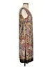 North Style Paisley Brown Casual Dress Size S - photo 4