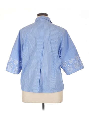 Nautica 3/4 Sleeve Button-Down Shirt (view 2)