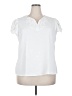 Cato 100% Polyester White Short Sleeve T-Shirt Size 18 - photo 1