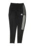 Adidas 100% Polyester Black Track Pants Size S (kids) - photo 1
