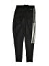 Adidas 100% Polyester Black Track Pants Size S (kids) - photo 2