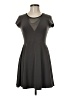 Kimchi Blue Solid Gray Casual Dress Size M - photo 1