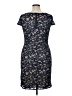 Jackie Jon Paisley Blue Cocktail Dress Size 14 - photo 2