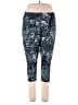 Just My Size Print Blue Teal Active Pants Size 2X Plus - photo 1
