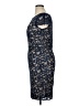 Jackie Jon Paisley Blue Cocktail Dress Size 14 - photo 5