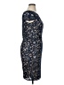 Jackie Jon Paisley Blue Cocktail Dress Size 14 - photo 4