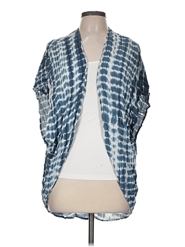 Pre-owned Emery Rose Kimono In Blue
