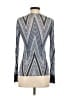 BCBGMAXAZRIA Silver Long Sleeve Top Size S - photo 2