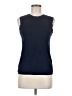 St. John Blue Sleeveless Top Size M - photo 1