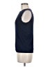 St. John Blue Sleeveless Top Size M - photo 5