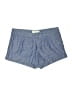 Joie 100% Linen Chevron-herringbone Blue Shorts Size 4 - photo 1
