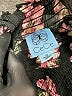 CeCe 100% Polyester Floral Black Casual Dress Size XS - photo 7