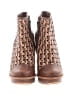 Ugg 100% Leather Color Block Brown Ankle Boots Size 7 1/2 - photo 2