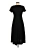 Max Studio Solid Black Casual Dress Size M - photo 2