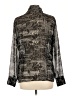 Bisou Bisou Black Long Sleeve Blouse Size L (estimated) - photo 2