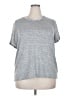 Gap Tweed Silver Short Sleeve T-Shirt Size XXL - photo 1