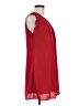 Speechless Solid Red Casual Dress Size L - photo 4