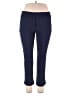 Margaret M Polka Dots Blue Active Pants Size XXL - photo 1