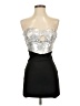 RolyPoly Metallic Silver Cocktail Dress Size S - photo 1