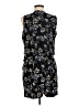White House Black Market Floral Black Romper Size 8 - photo 2