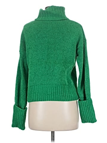 Pink Rose Turtleneck Sweater (view 2)