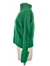 Pink Rose 100% Polyester Solid Green Turtleneck Sweater Size M - photo 5