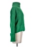 Pink Rose 100% Polyester Solid Green Turtleneck Sweater Size M - photo 4