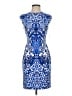 Boston Proper Graphic Blue Cocktail Dress Size 0 - photo 1