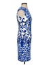 Boston Proper Graphic Blue Cocktail Dress Size 0 - photo 4
