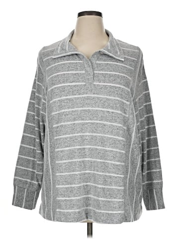 Jane and Delancey Long Sleeve Polo (view 1)