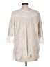 Ella Moss 100% Rayon Floral Ivory 3/4 Sleeve Blouse Size L - photo 2