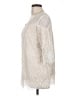 Ella Moss 100% Rayon Floral Ivory 3/4 Sleeve Blouse Size L - photo 5
