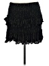 Glam 100% Polyester Stars Black Formal Skirt Size M - photo 1
