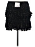 Glam 100% Polyester Stars Black Formal Skirt Size M - photo 2