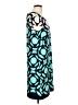 Covington Graphic Teal Cocktail Dress Size 12 - photo 4