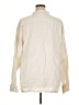 Elan 100% Linen Ivory Long Sleeve Blouse Size XL - photo 2