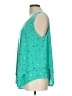 Susan Graver Teal Sleeveless Blouse Size L - photo 5