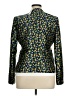 J.Crew 100% Polyester Print Green Blazer Size 14 (tall) - photo 2