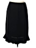 Le Suit 100% Polyester Solid Black Formal Skirt Size 12 - photo 1