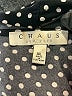 Chaus Polka Dots Black Sleeveless Blouse Size XL - photo 7