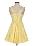 Windsor 100% Polyester Yellow Cocktail Dress Size M - photo 2