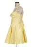 Windsor 100% Polyester Yellow Cocktail Dress Size M - photo 5