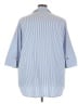 Tuckernuck 100% Polyester Stripes Blue 3/4 Sleeve Blouse Size 5X (estimated) - photo 2