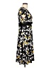 Van Heusen 100% Polyester Print Black Casual Dress Size 10 - photo 4