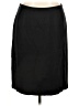 Due Per Due 100% Silk Solid Black Silk Skirt Size 16 - photo 1