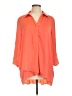 Renuar 100% Polyester Orange 3/4 Sleeve Blouse Size L - photo 1