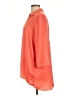 Renuar 100% Polyester Orange 3/4 Sleeve Blouse Size L - photo 5