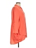 Renuar 100% Polyester Orange 3/4 Sleeve Blouse Size L - photo 4