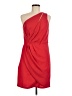 DB Studio 100% Polyester Solid Red Cocktail Dress Size 8 - photo 1